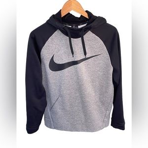 Nike Black and Gray Hoodie